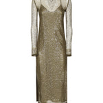 Abito midi rete paillettes 104709 A2EXX26 PINKO 