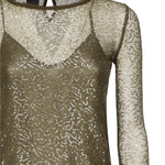 Abito midi rete paillettes 104709 A2EXX26 PINKO 