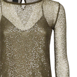 Abito midi rete paillettes 104709 A2EXX26 PINKO 