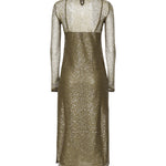 Abito midi rete paillettes 104709 A2EXX26 PINKO 