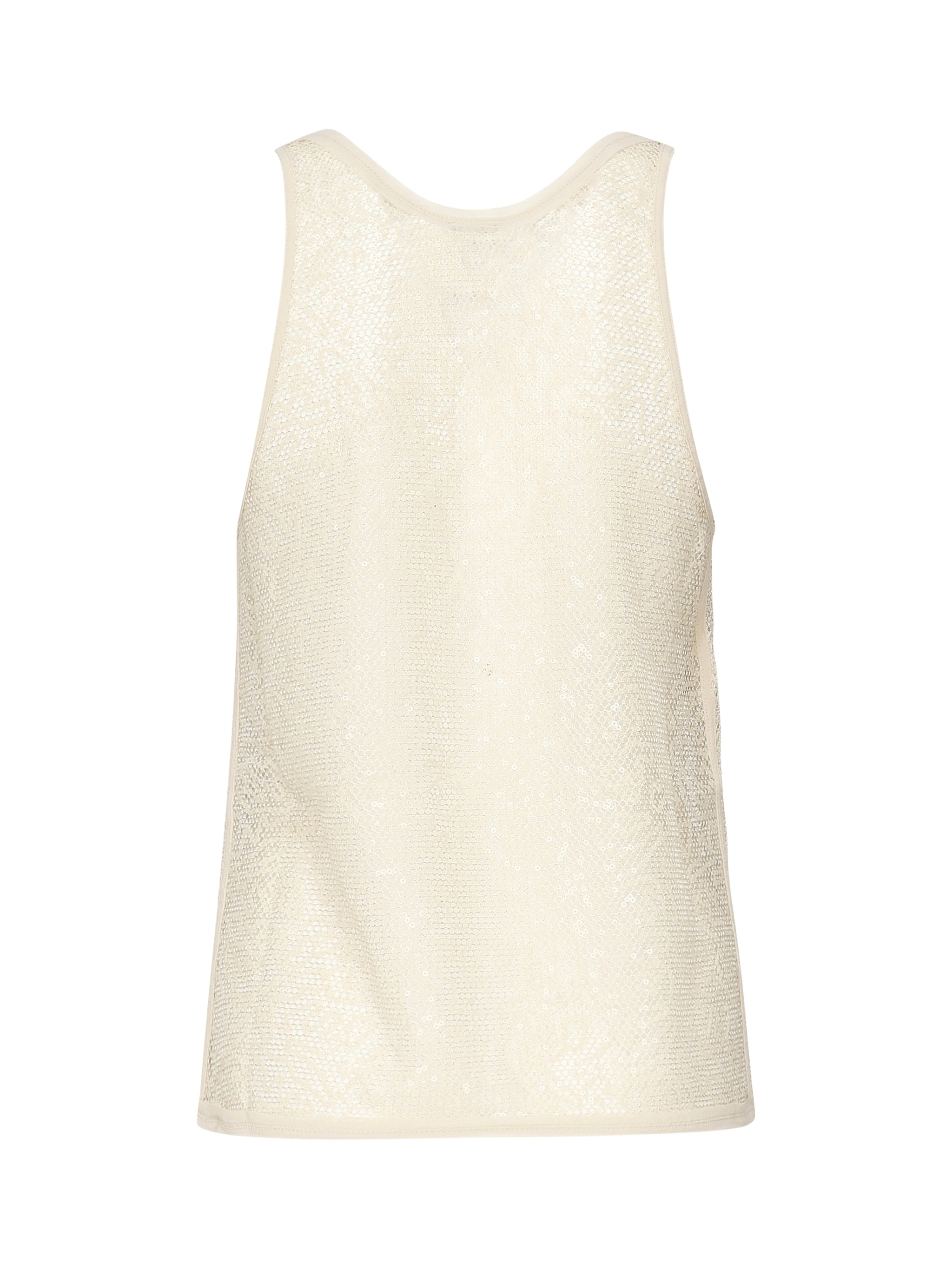Canotta a rete con paillettes 104710 A2EXC03 PINKO 