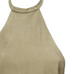 Top in suede con schiena scoperta 104724 A2EYXA3 PINKO 