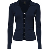 Maglia a maniche lunghe scollo ampio 104725 A2F0G82 PINKO 
