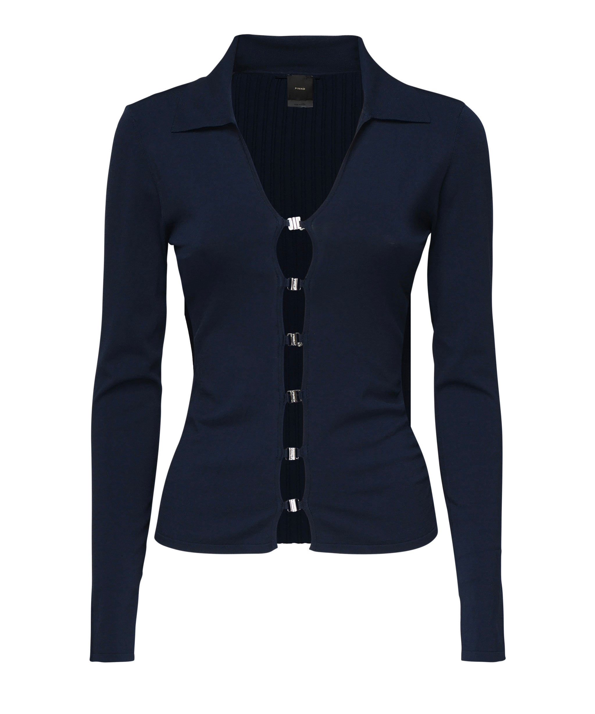 Maglia a maniche lunghe scollo ampio 104725 A2F0G82 PINKO 