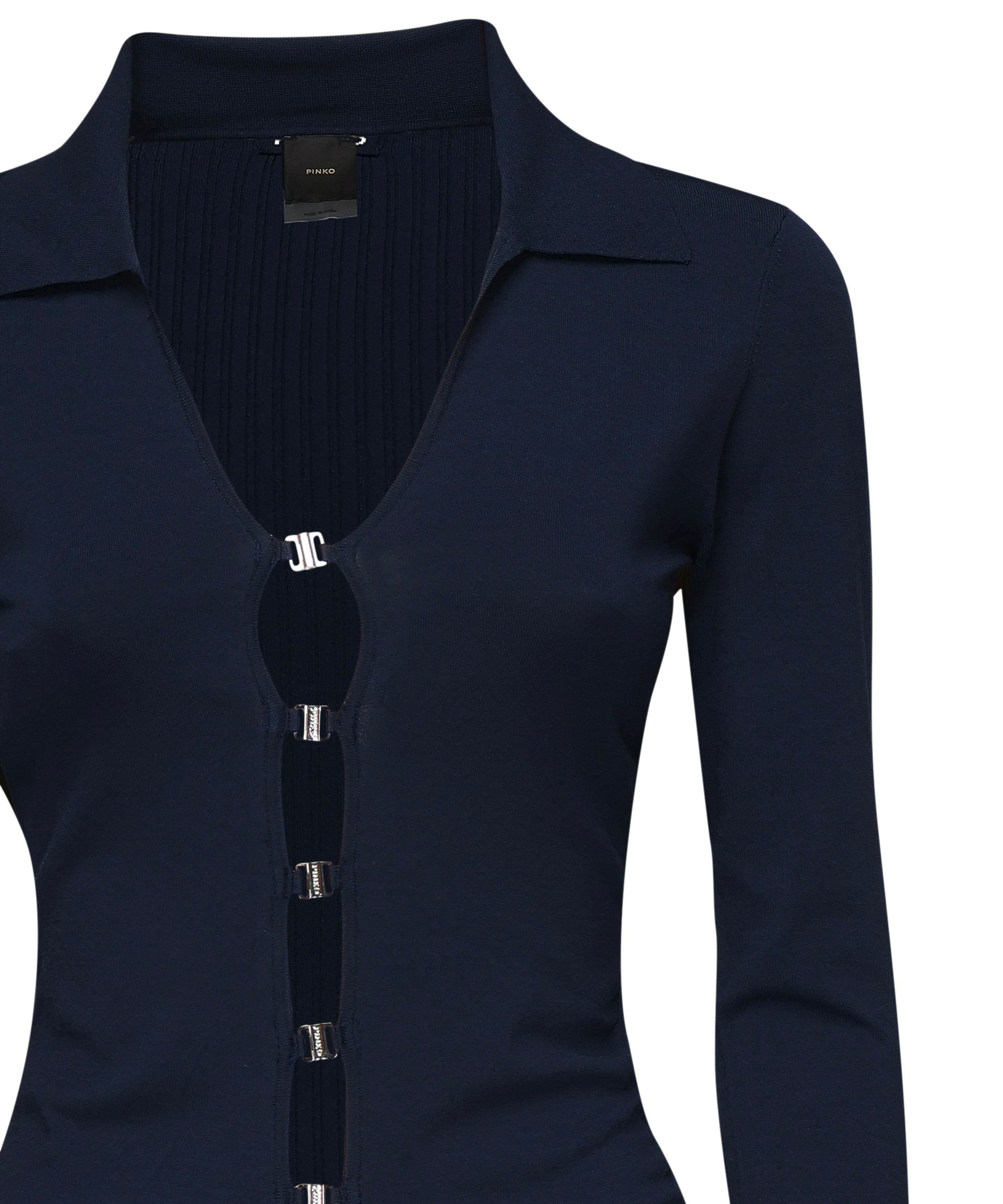 Maglia a maniche lunghe scollo ampio 104725 A2F0G82 PINKO 