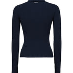 Maglia a maniche lunghe scollo ampio 104725 A2F0G82 PINKO 
