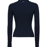 Maglia a maniche lunghe scollo ampio 104725 A2F0G82 PINKO 