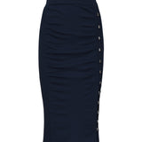Gonna lunga in maglia con gancetti 104726 A2F0G82 PINKO 