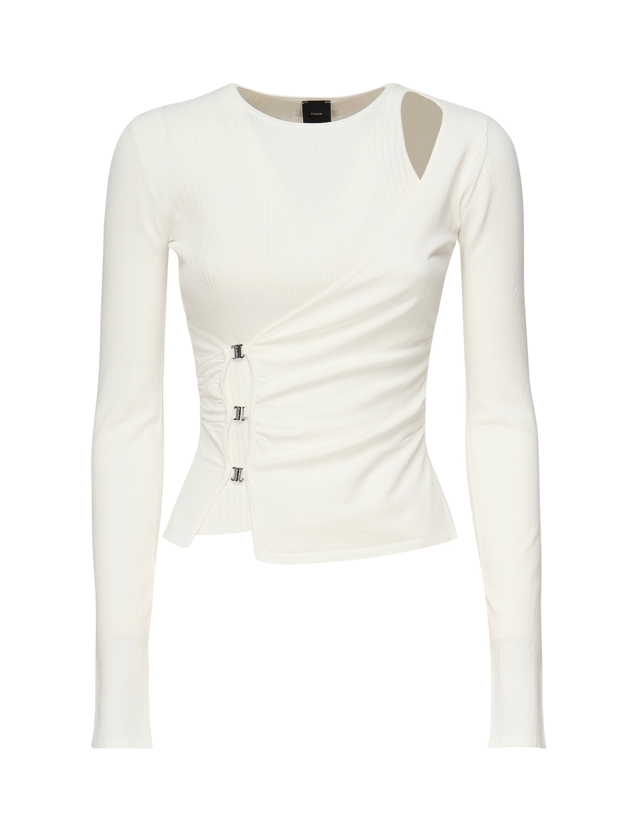 Maglia Lassen in viscosa 104727 A2F0Z09 PINKO 