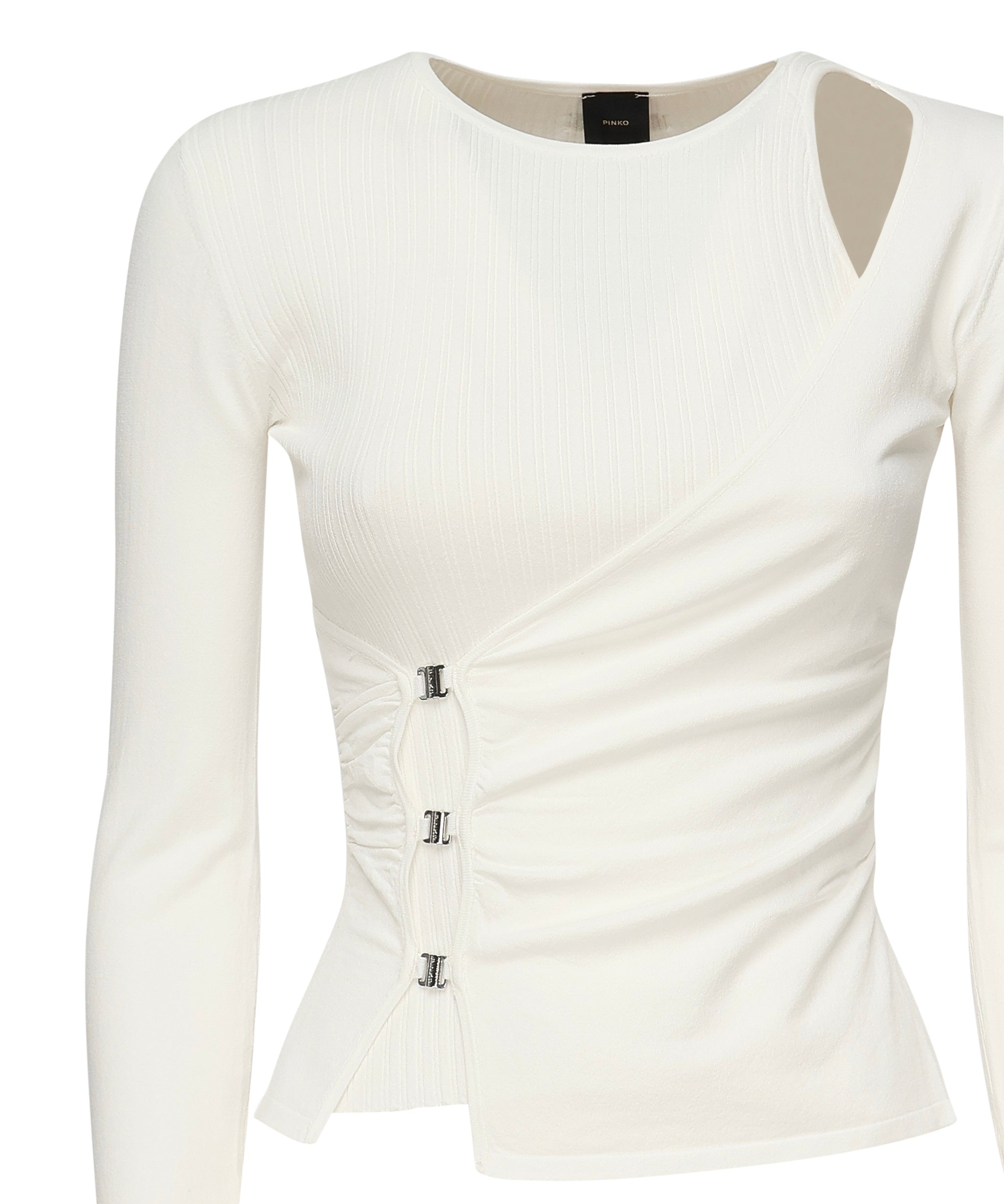 Maglia Lassen in viscosa 104727 A2F0Z09 PINKO 