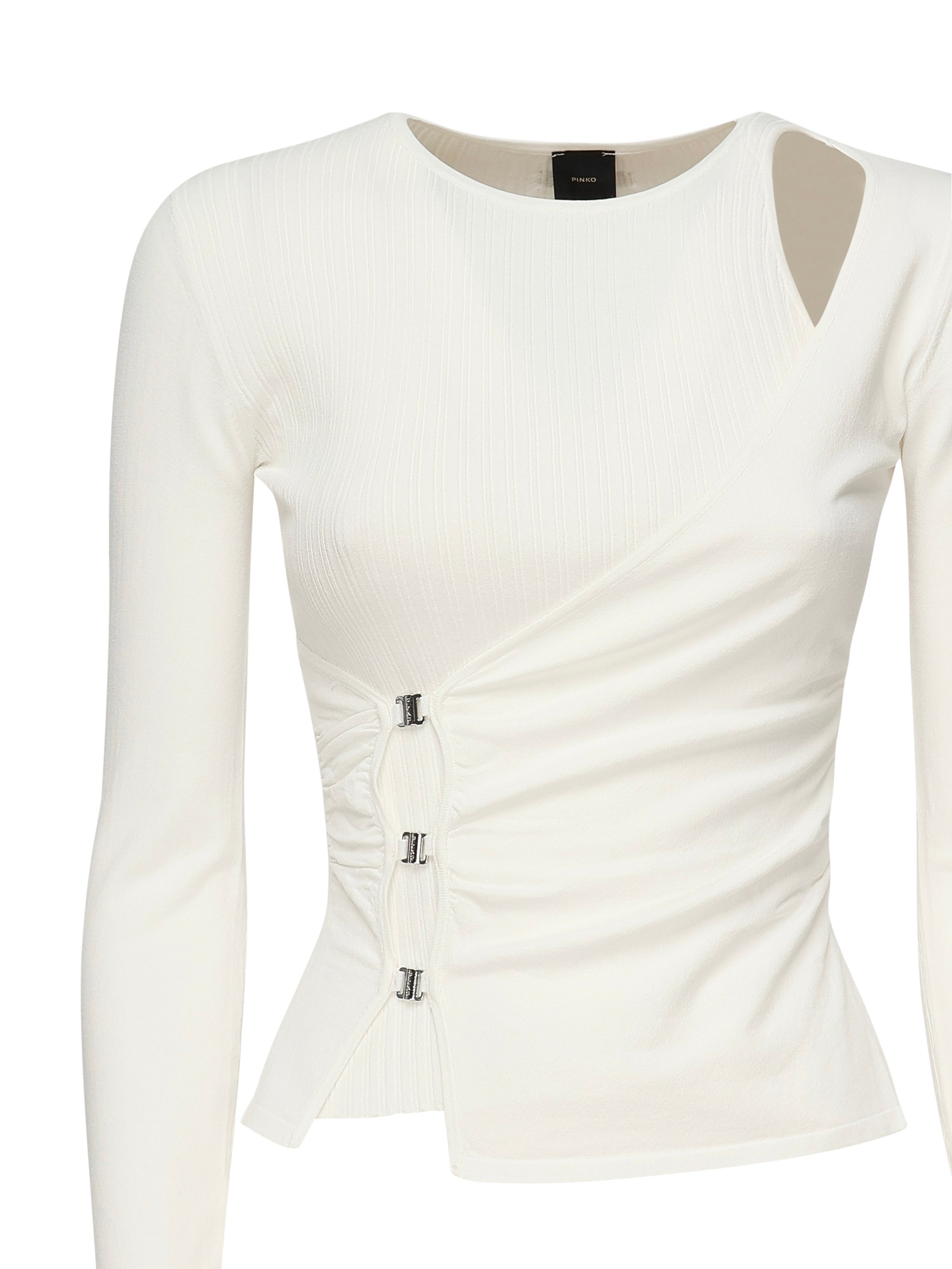 Maglia Lassen in viscosa 104727 A2F0Z09 PINKO 