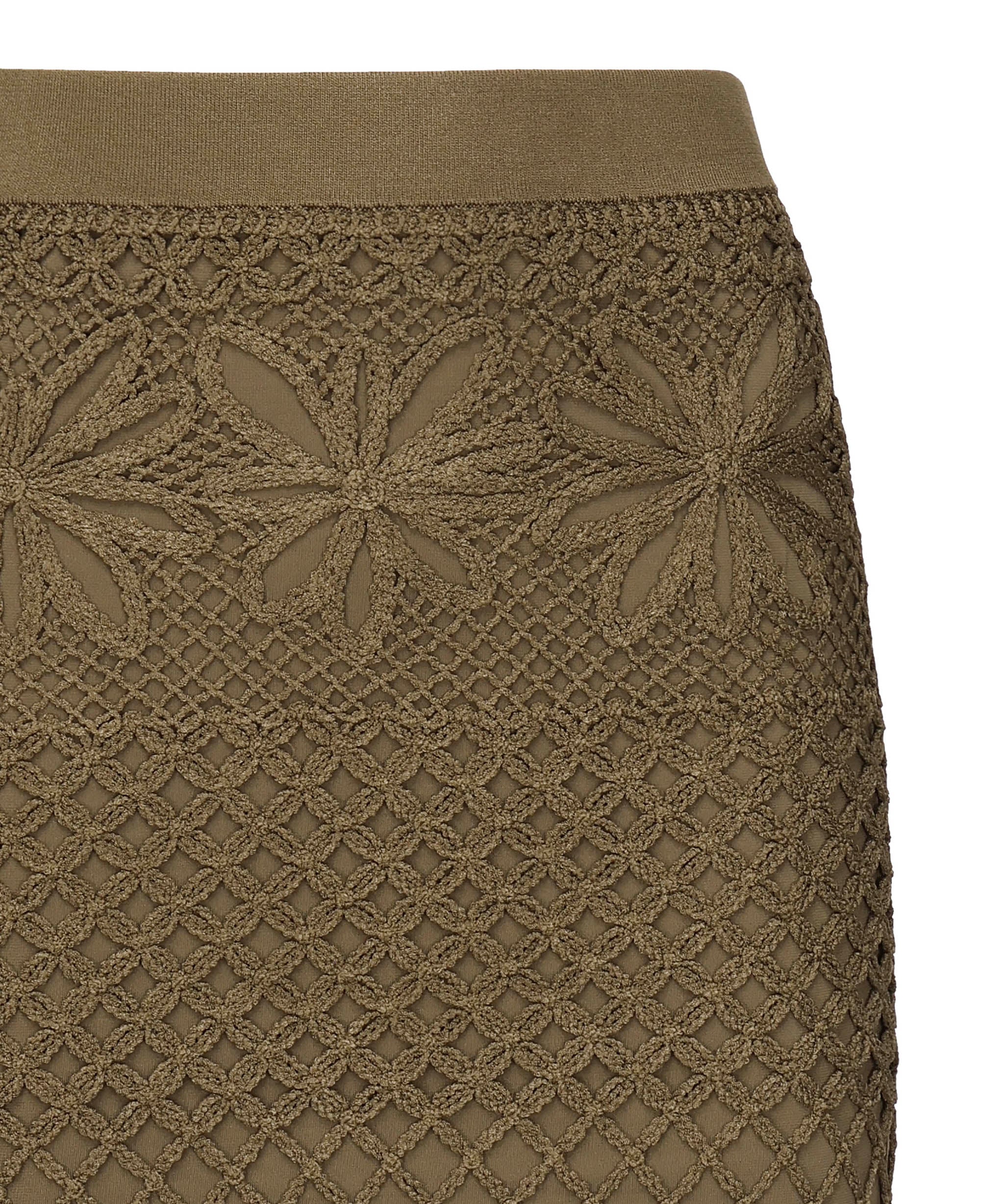 Gonna lunga effetto crochet fantasia 104732 A2FFX26 PINKO 