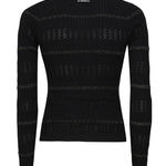 Polo maniche lunghe con riga metallizzata 104734 A2FCZ99 PINKO 