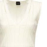 Top smanicato seta e cachemire a costine 104741 A2FRZ09 PINKO 