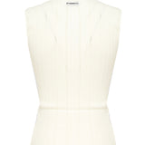 Top smanicato seta e cachemire a costine 104741 A2FRZ09 PINKO 