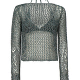 Maglia a rete con bikini 104749 A2FBSSZ PINKO 
