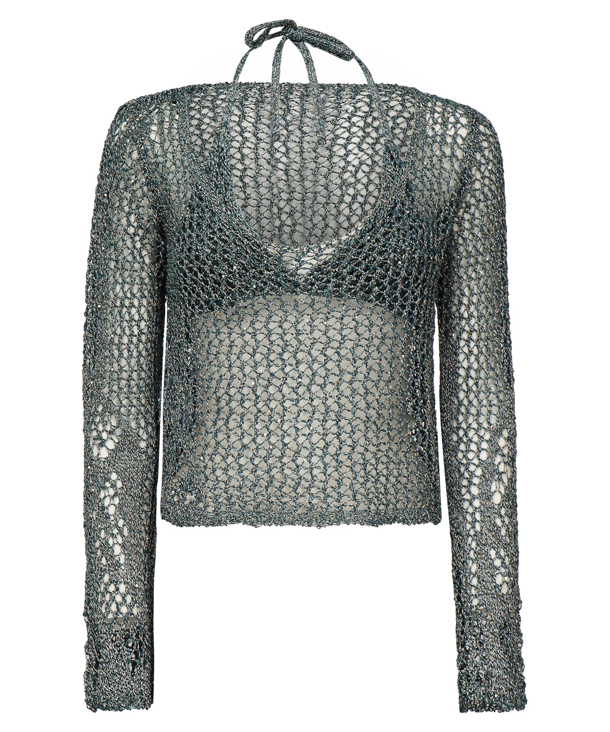 Maglia a rete con bikini 104749 A2FBSSZ PINKO 