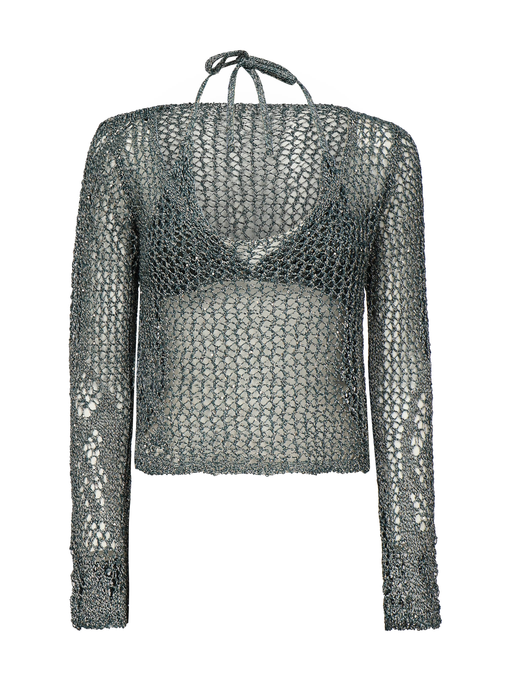 Maglia a rete con bikini 104749 A2FBSSZ PINKO 
