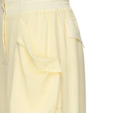 Pantaloni cargo in georgette trasparente 104751 A21FD22 PINKO 