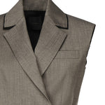 Gilet corto con rever ed elastico 104755 A2BQL67 PINKO 