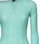 Maglia Vallelunga asimmetrica <BR/> 104766 A1NDT65 PINKO 