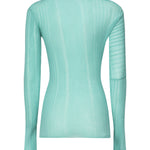 Maglia Vallelunga asimmetrica <BR/> 104766 A1NDT65 PINKO 