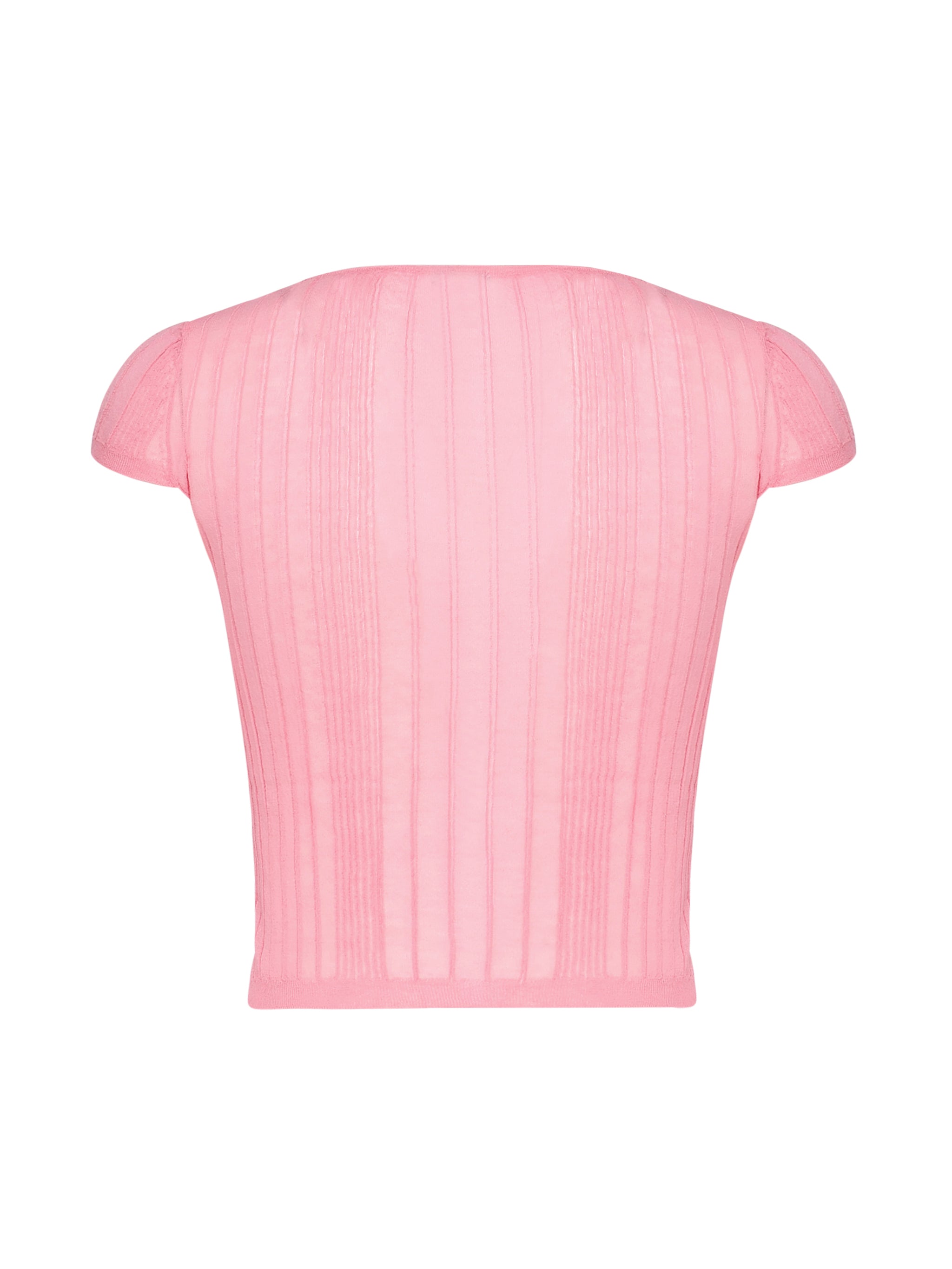 Maglia Tambora a costine<BR/> 104773 A1NDN50 PINKO 