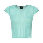 Maglia Tambora a costine 104773 A1NDT65 PINKO 