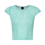 Maglia Tambora a costine 104773 A1NDT65 PINKO 