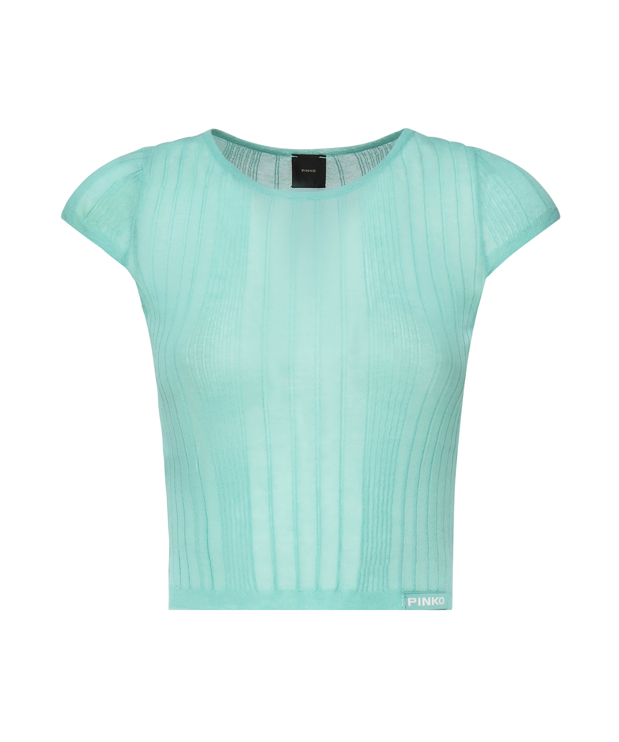 Maglia Tambora a costine 104773 A1NDT65 PINKO 