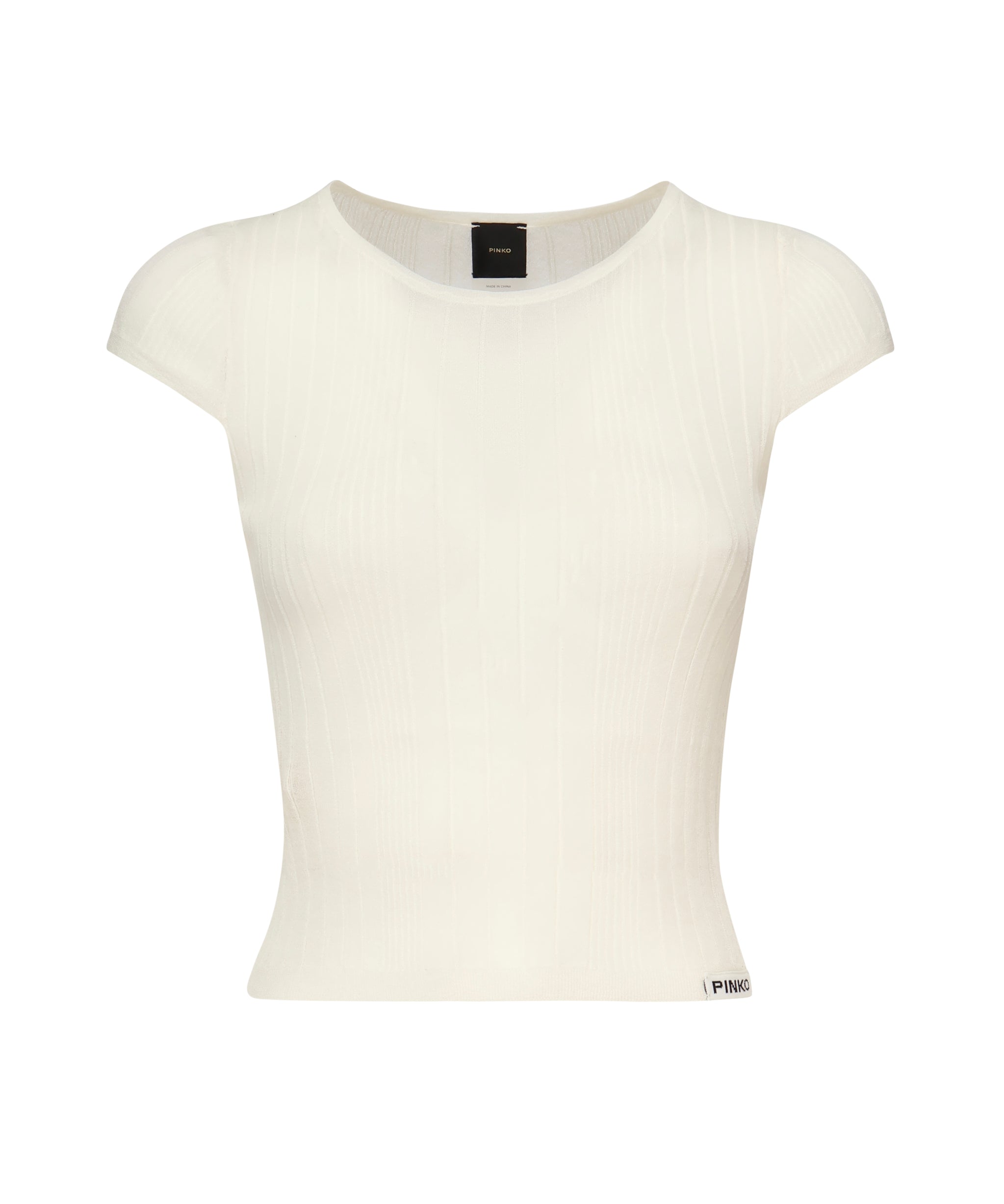 Maglia Tambora a costine 104773 A1NDZ09 PINKO 