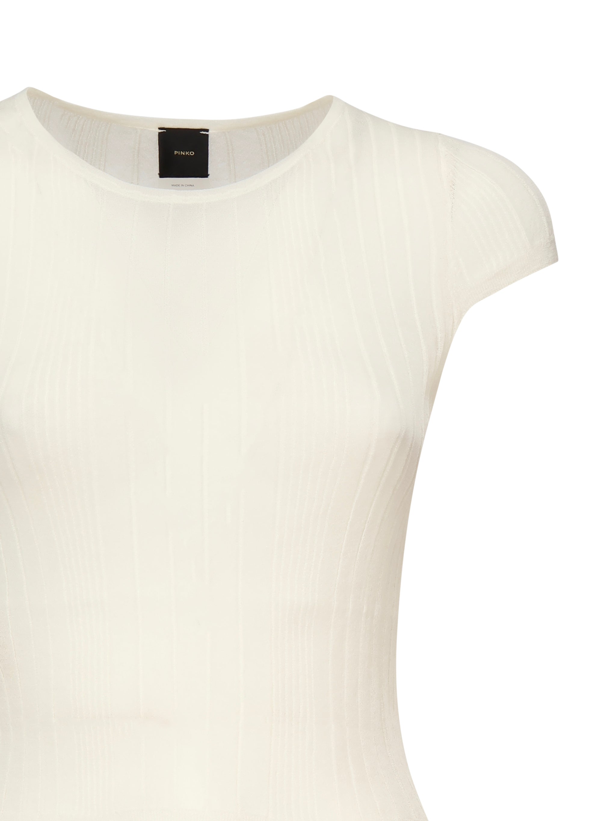 Maglia Tambora a costine 104773 A1NDZ09 PINKO 