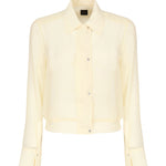 Camicetta leggera linea bomber in georgette 104787 A21FD22 PINKO 