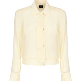 Camicetta leggera linea bomber in georgette 104787 A21FD22 PINKO 