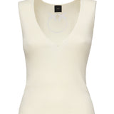 Top smanicato costine misto seta<BR/> 104808 A1KWZ05 PINKO 