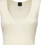 Top smanicato costine misto seta<BR/> 104808 A1KWZ05 PINKO 