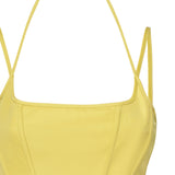 Top bustier senza maniche 104851 A2DLT52 PINKO 