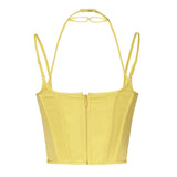 Top bustier senza maniche 104851 A2DLT52 PINKO 