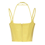 Top bustier senza maniche 104851 A2DLT52 PINKO 