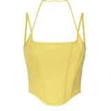 Top bustier senza maniche 104851 A2DLT52 PINKO 