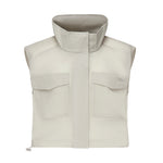 Gilet cropped ripstop 104852 A2EKI12 PINKO 