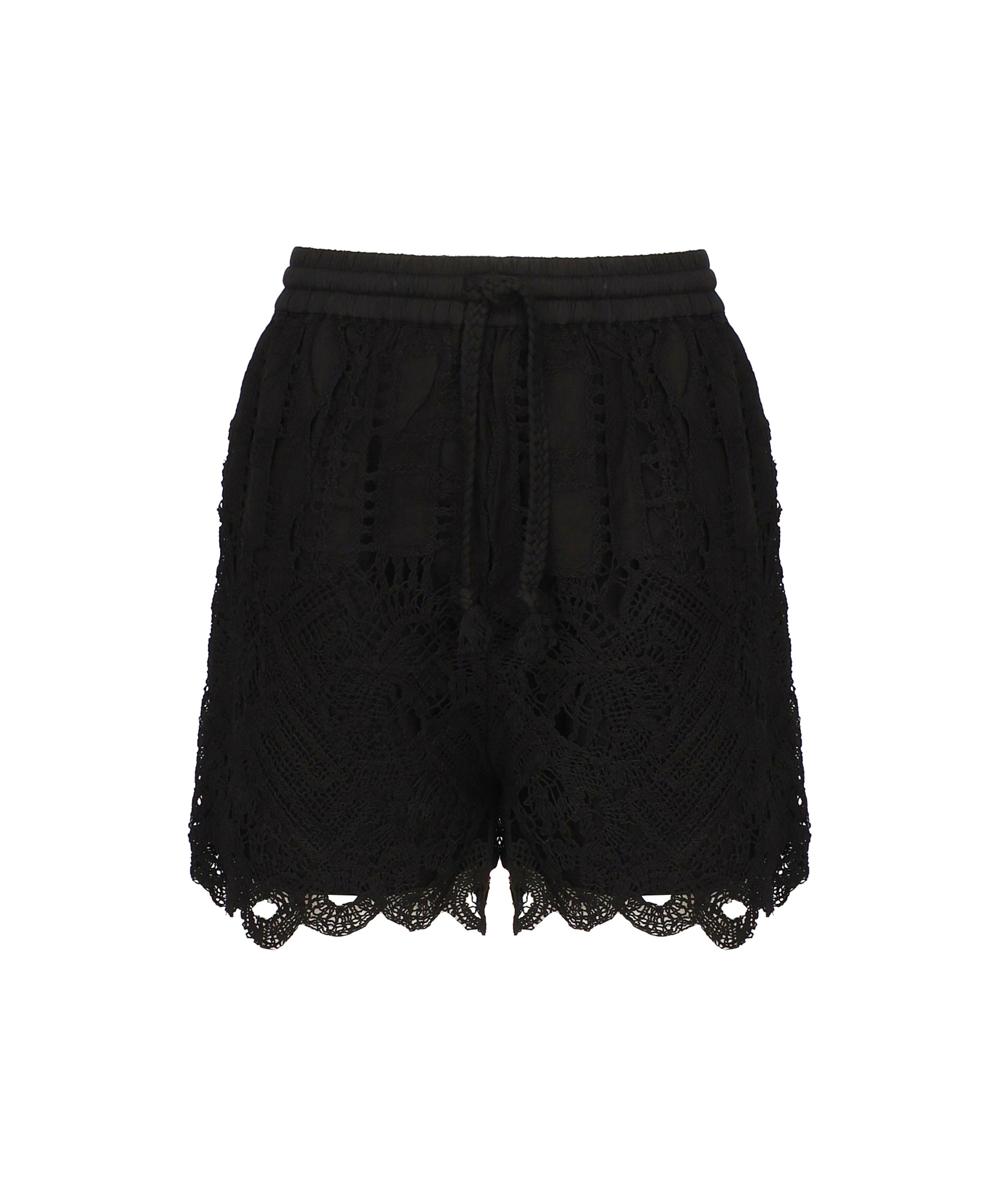 Shorts macramè traforati 104856 A2G9Z99 PINKO 