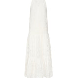 Abito midi in sangallo e macramè 104857 A2G9Z05 PINKO 