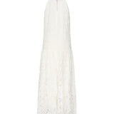 Abito midi in sangallo e macramè 104857 A2G9Z05 PINKO 