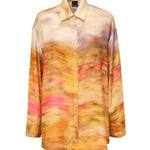 Camicia satin con stampa 104864 A2G0CN4 PINKO 