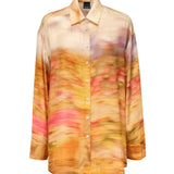 Camicia satin con stampa 104864 A2G0CN4 PINKO 