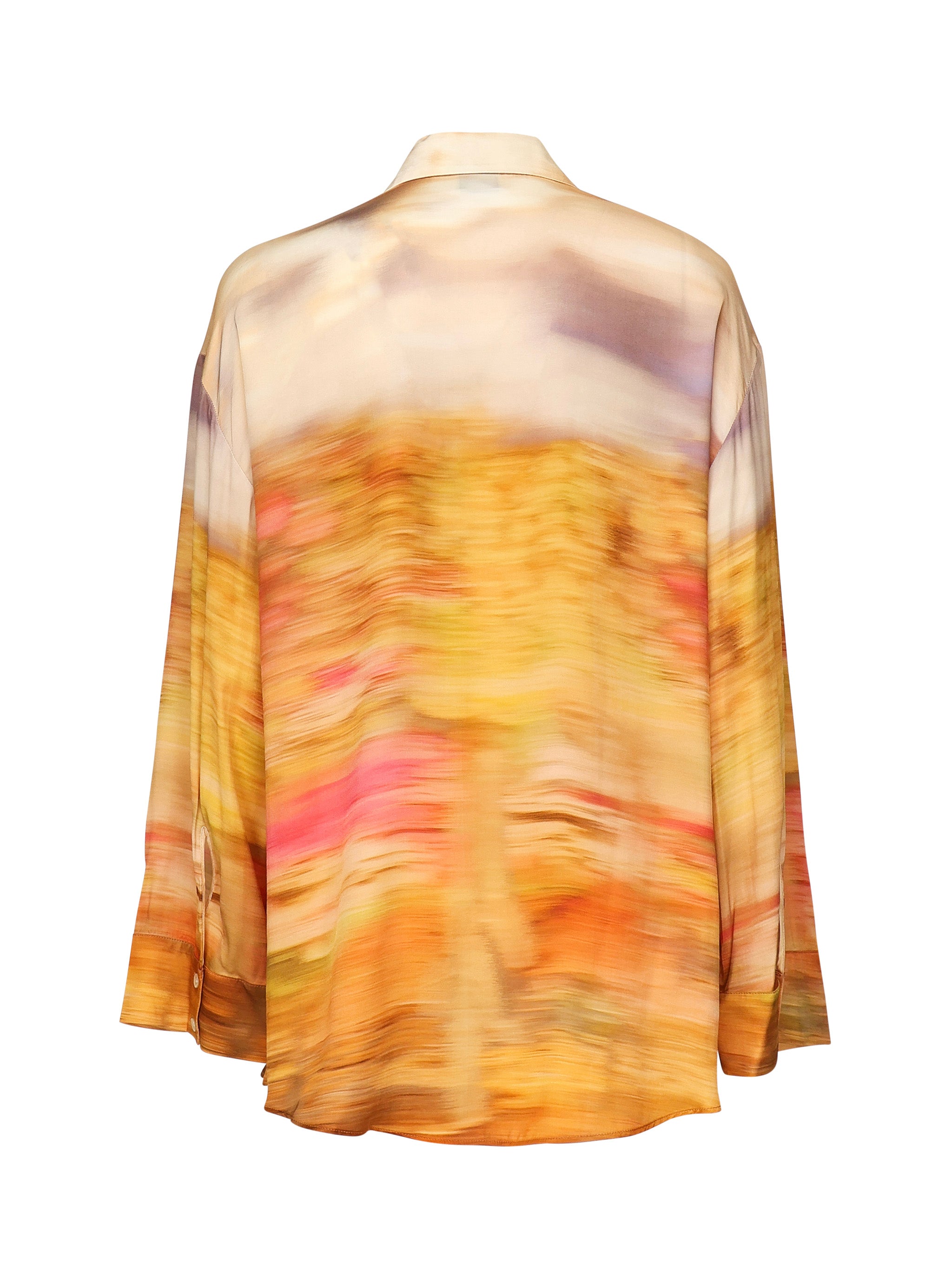 Camicia satin con stampa 104864 A2G0CN4 PINKO 