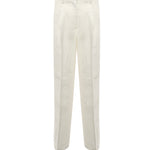 Pantaloni palazzo in lino 104869 A2HAZ05 PINKO 