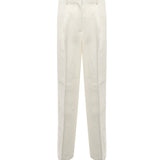 Pantaloni palazzo in lino 104869 A2HAZ05 PINKO 