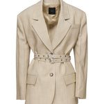 Giacca monopetto beige 104887 A2EJD18 PINKO 